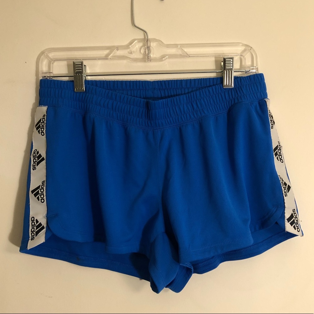 Blue Adidas Womens Shorts